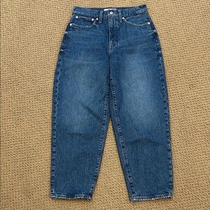 Madewell The Balloon Jean size 26 Blue Corson Wash
